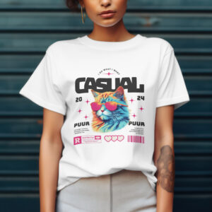 Casual Cat T-Shirt